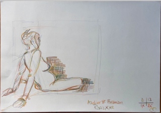 agnes-fedrizzi - S ÉANCE DE CROQUIS  MODÈLE VIVANT
